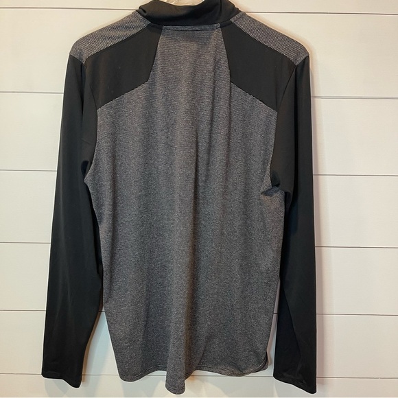 The North Face Black & Gray Quarter-Zip Pullover Mens Size Large - Picture 6 of 7